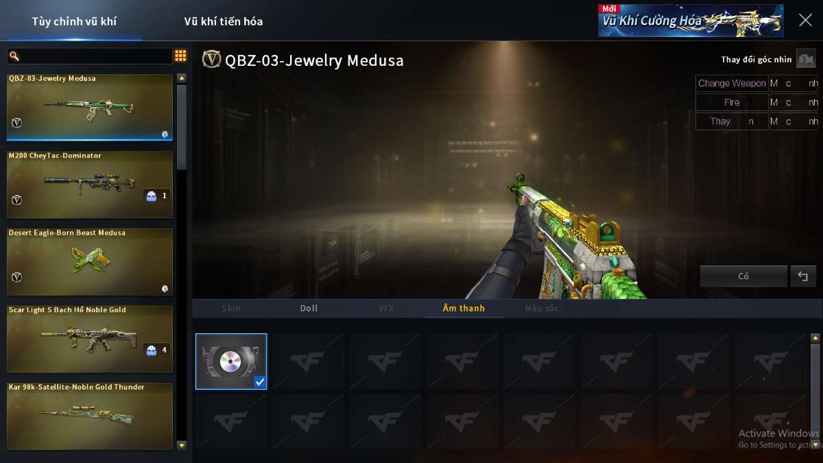 shop acc cf uy tin gia re